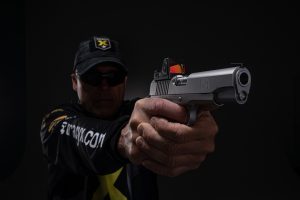 Accuracy X Steve Huff in Shooting Position