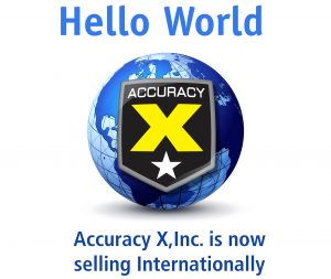 Accuracy X is now selling internationally