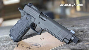 stealthFIGHTER with Carbon Grips and Iron Sights